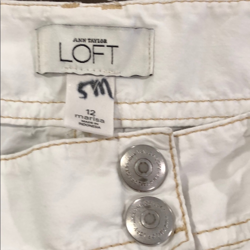 Loft White Capris - image 3